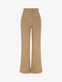 Pantalon classique à taille élastiquée - Beige - 1