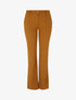 Pantalon droit classique à taille haute - Camel - 1