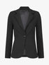 Blazer uni à un bouton - Noir - 1