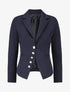 Blazer uni à boutons décoratifs - Marine - 1