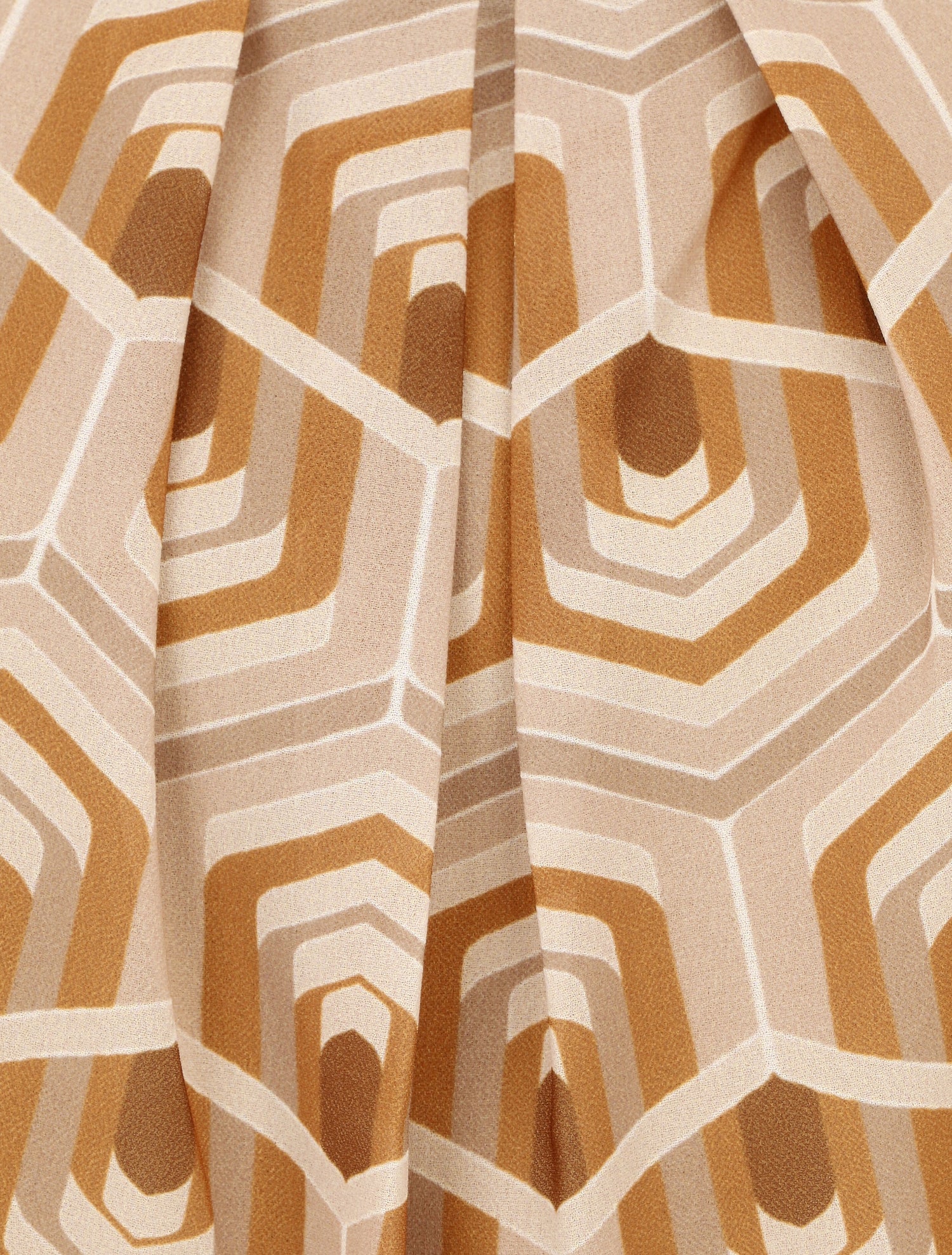 Top sans manches imprimé graphique - Camel/beige - 3