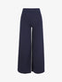 Pantalon ample coupe droite - Marine - 1