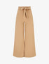 Pantalon uni ample fluide - Camel - 1