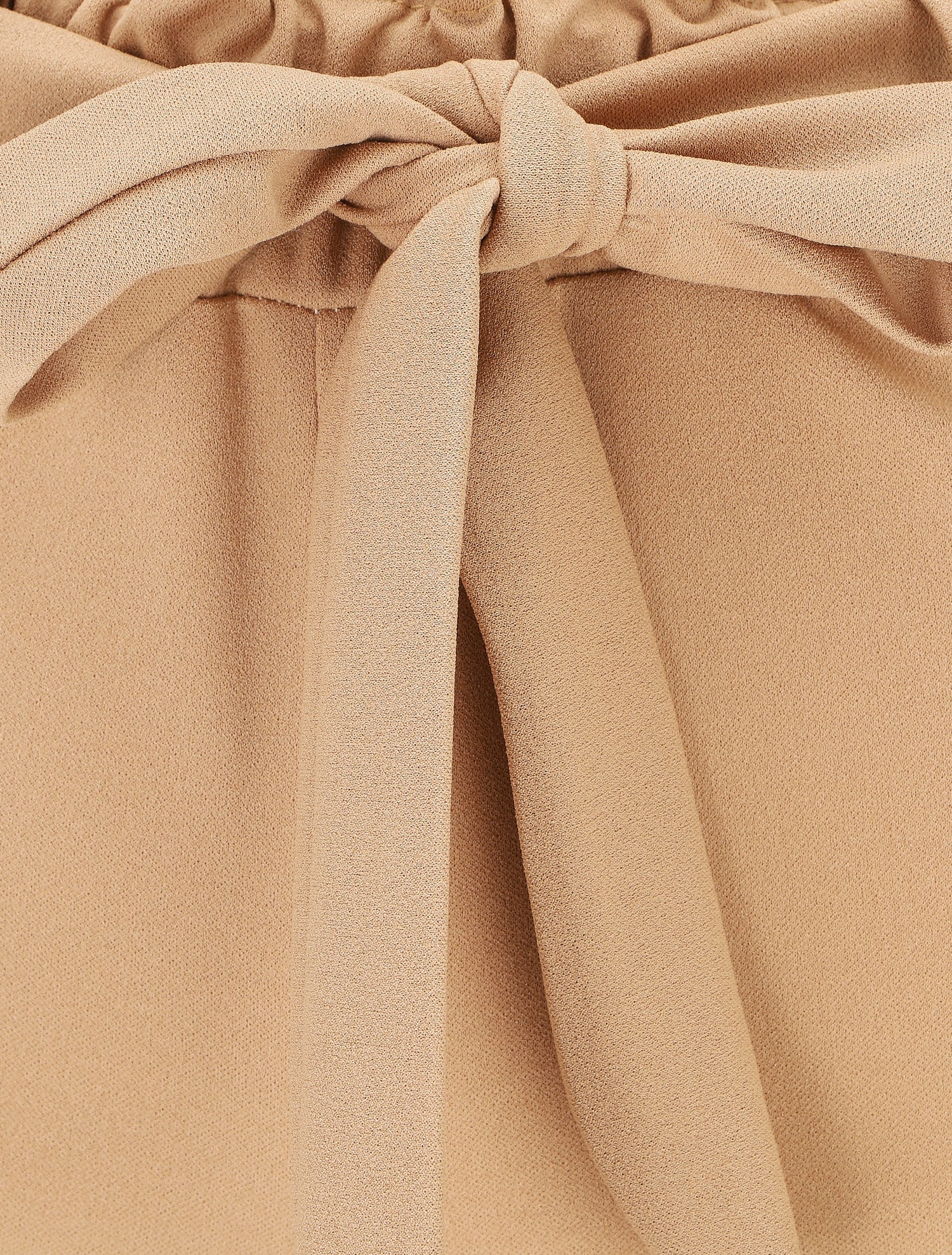 Pantalon uni ample fluide - Camel - 3