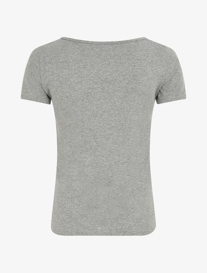 T-shirt uni stretch - Gris - 2