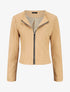 Veste zippée en suédine - Beige - 5