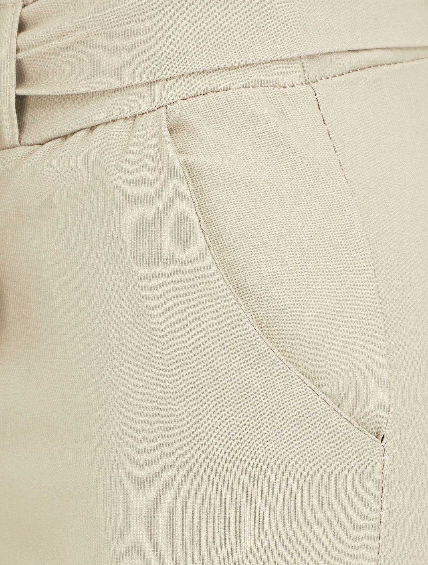 Pantalon paper bag slim taille haute - Beige - 3