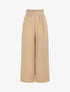 Pantalon ample à taille élastiquée - Beige - 5