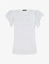 Top uni en maille - Blanc - 5