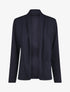 Blazer fin uni coupe droite - Marine - 4