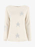 Pull droit motif étoiles - Beige - 1