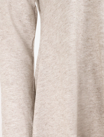 Gilet basique en maille - Beige - 3