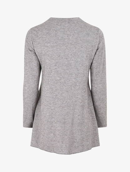 Gilet basique en maille - Gris - 2