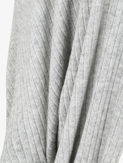 Gilet style cape - Gris clair - 3