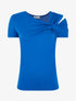 T-shirt à épaule drapée - Bleu roi - 1