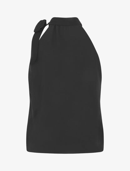 Top en voile sans manches - Noir - 2