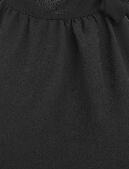 Top en voile sans manches - Noir - 3