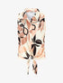 Chemise sans manches à noeud imprimé floral - Beige/rose - 4