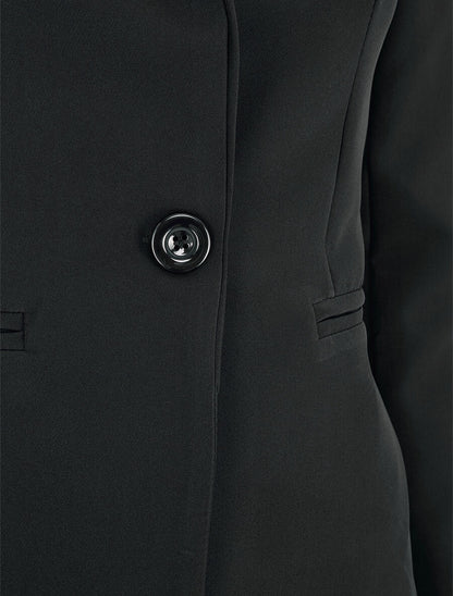 Veste mi-longue classique - Noir - 3