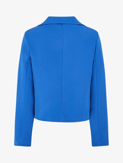 Blazer boutonné à poches - Bleu roi - 2