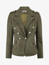 Veste mi-longue style officier - Kaki - 1