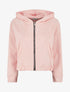 Veste courte en suédine à capuche - Rose - 1