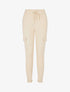 Jogging style cargo taille haute - Beige - 1