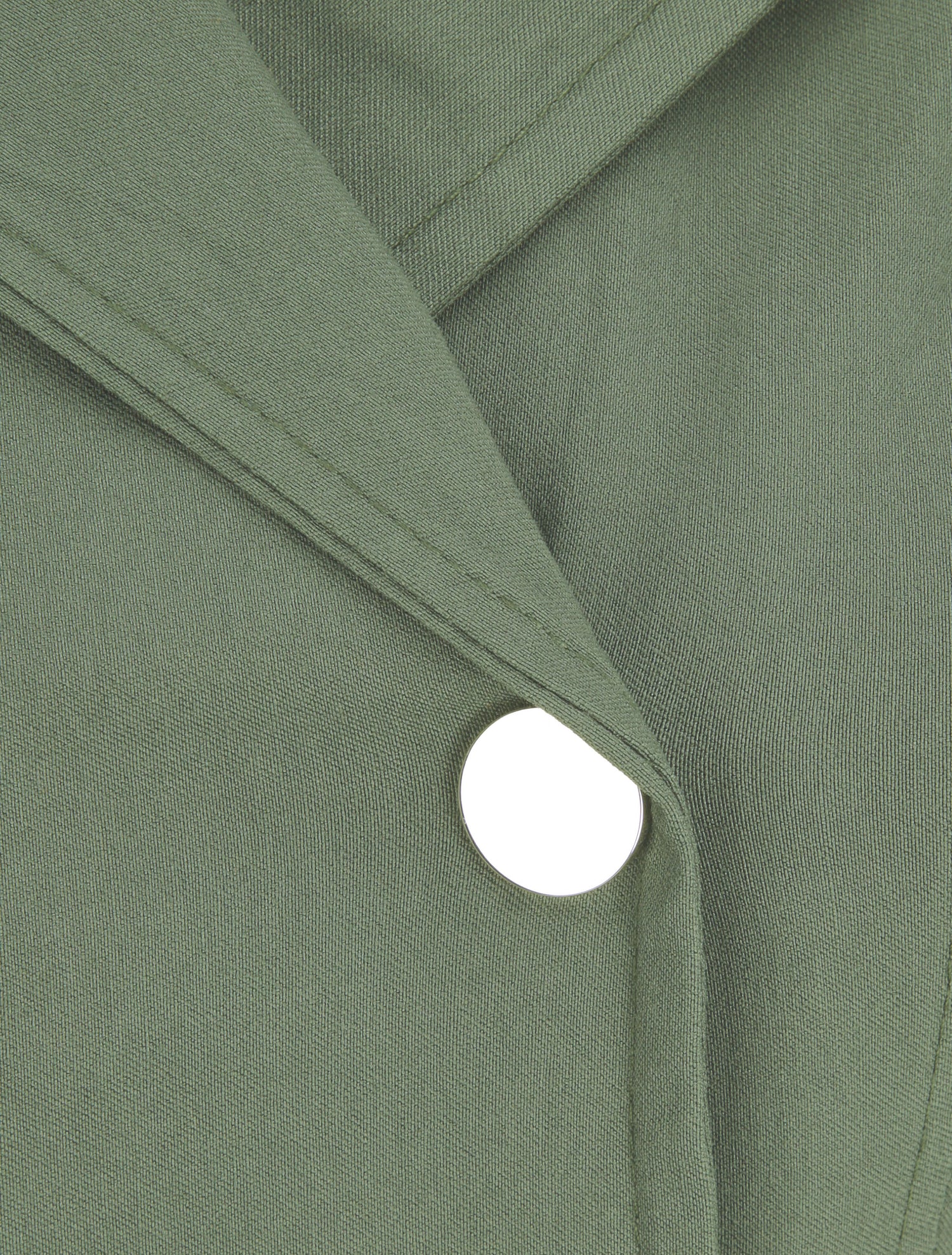 Robe courte coupe ajustée style tailleur - Kaki - 3