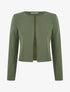 Veste courte ouverte - Kaki - 4