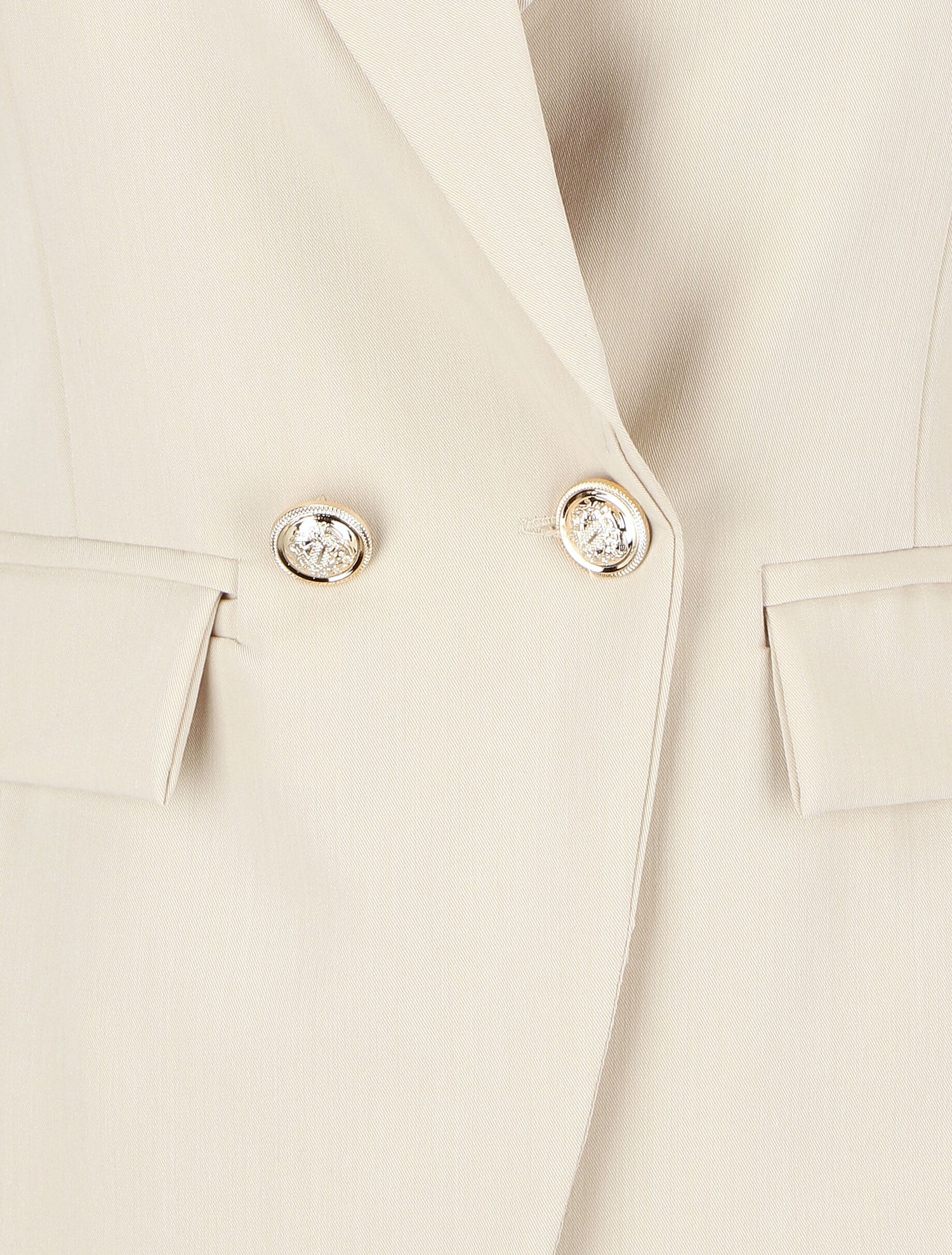 Blazer uni boutonné - Beige - 3