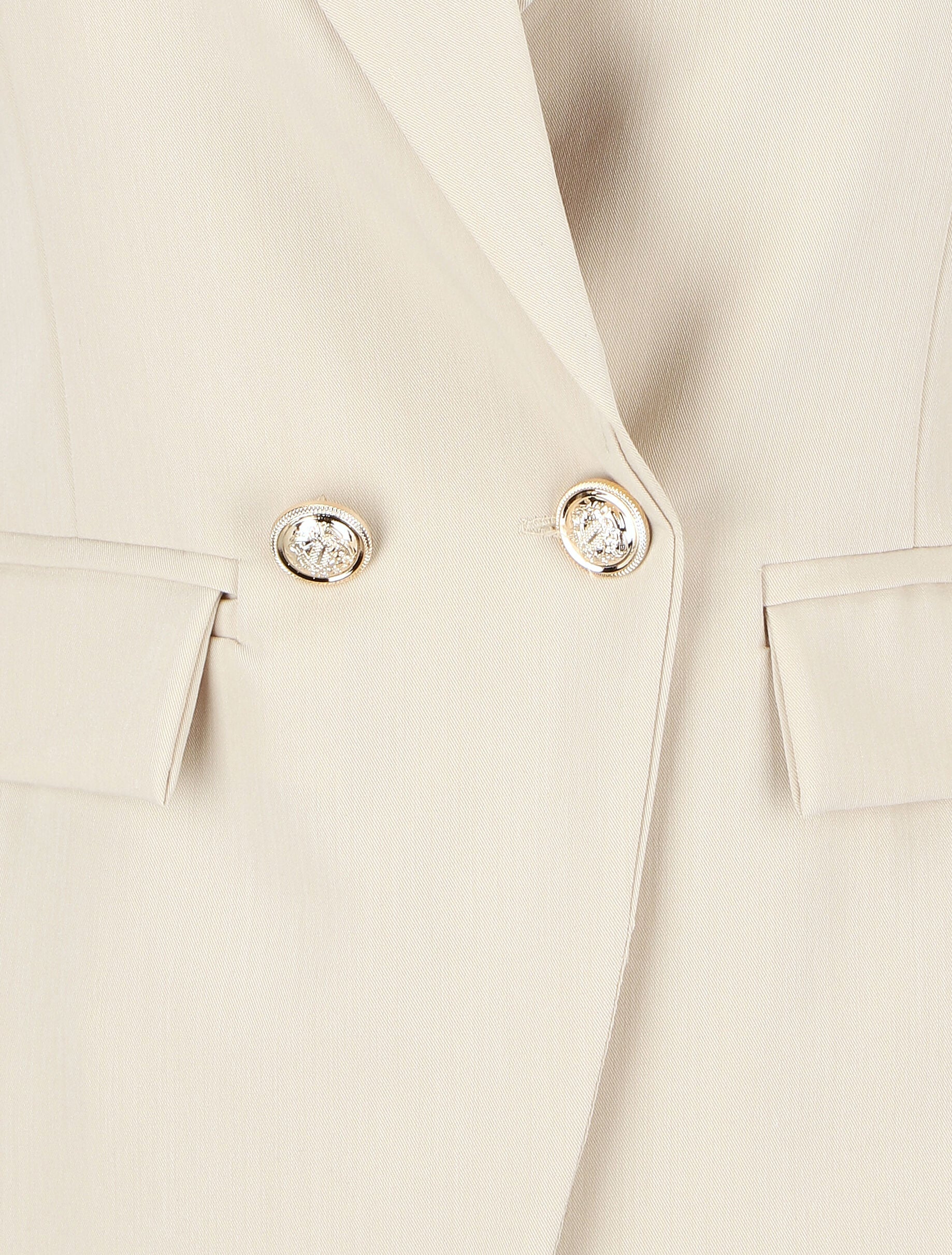 Blazer uni boutonné - Beige - 3