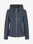 Veste en suédine zippée à capuche - Marine - 4
