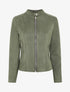 Veste en suédine zippée - Kaki - 4