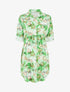 Robe imprimé fantaisie à manches retroussables - Vert d&