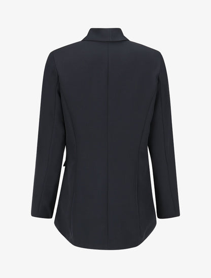 Blazer uni mi-long - Marine - 2