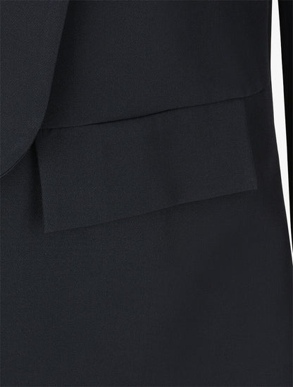 Blazer uni mi-long - Marine - 3