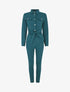 Combinaison stretch coupe slim - Bleu canard - 5
