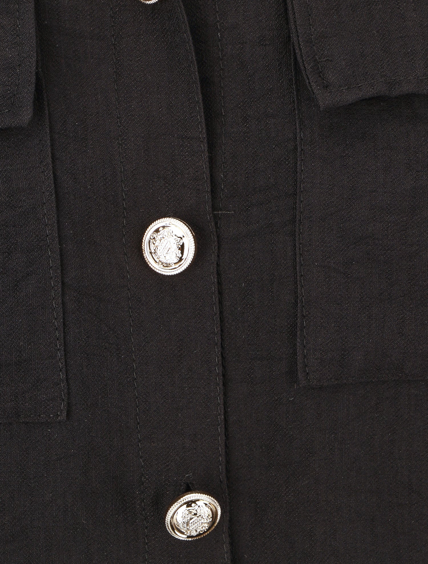 Chemise unie fluide - Noir - 3