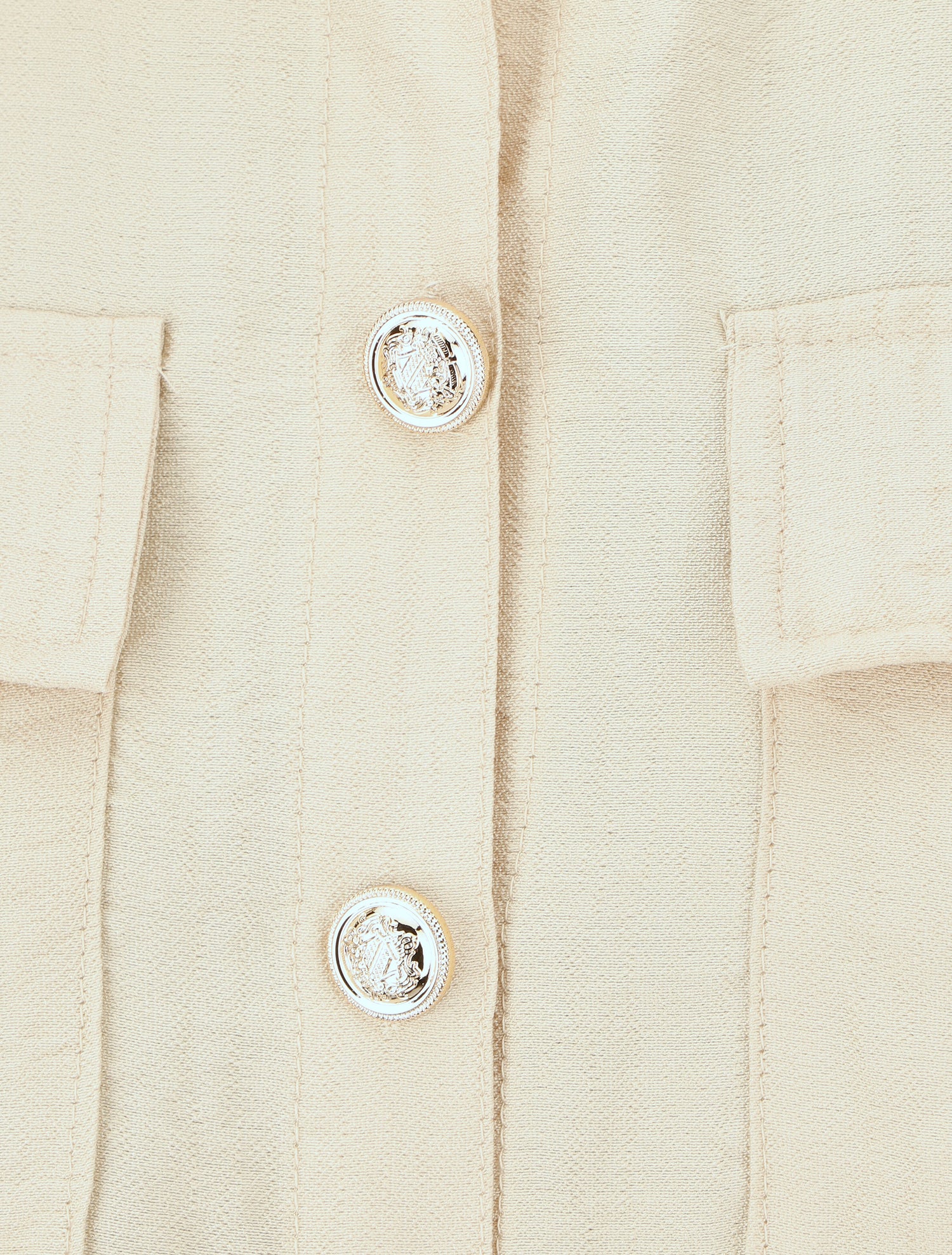 Chemise unie fluide - Beige - 3