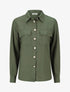 Chemise unie fluide - Kaki - 1