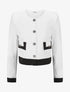 Veste légère à bordures contrastées - Blanc - 4