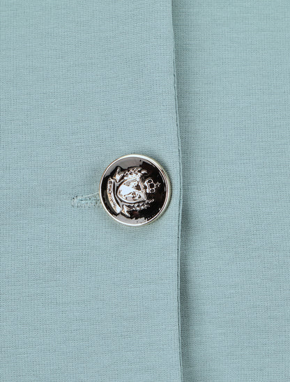 Veste légère à bordures contrastées - Turquoise - 3