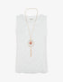 Top uni coupe boule - Blanc - 4