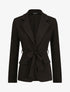 Veste unie cintrée - Noir - 4