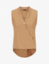 Top sans manches droit cache-coeur - Camel - 4