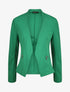 Veste droite unie à poches zippées - Vert - 4