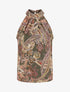 Top sans manches imprimé foulard - Kaki - 4