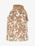 Top floral en voile sans manches - Taupe - 4