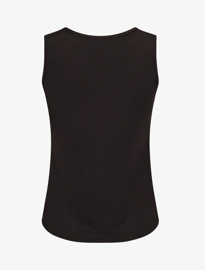 Top droit sans manches bicolore - Noir/vert - 2