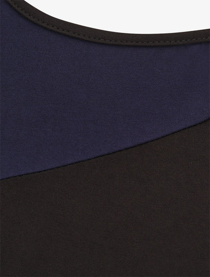 Top droit sans manches bicolore - Noir/marine - 3